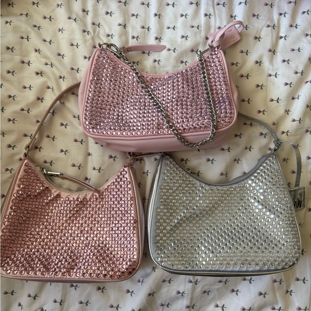 Steve Madden Rhinestone shoulder Bags
